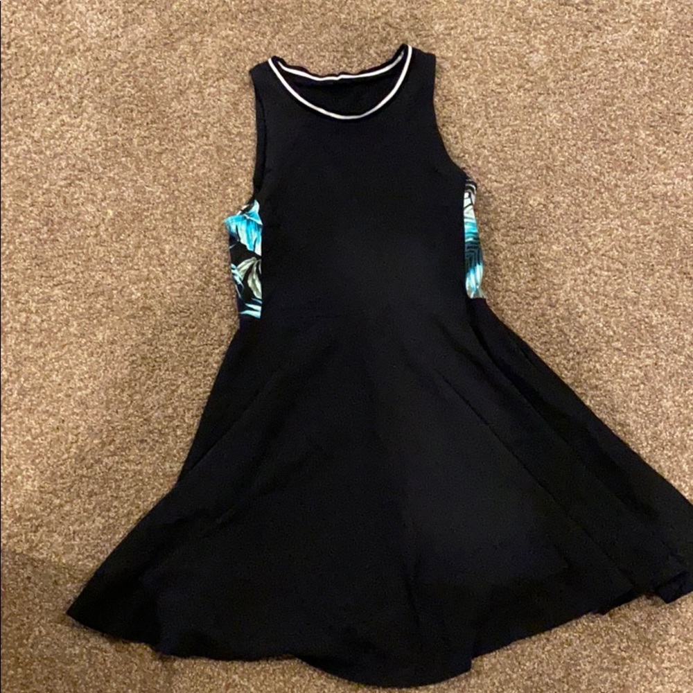 Pink Victoria secret black dress